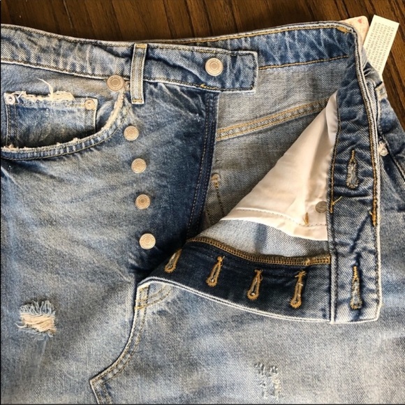 CYBER MONDAY! We The Free reworked denim skirt - Picture 6 of 8